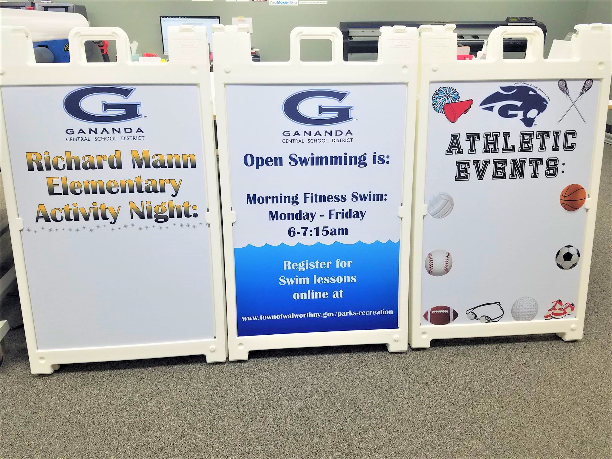 A-Frame Signs example