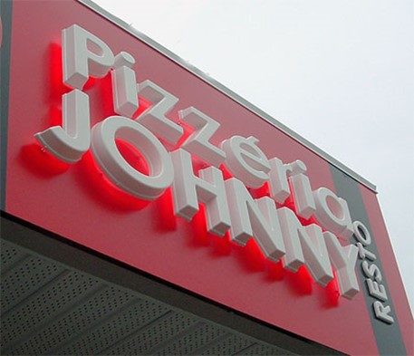 Backlit acrylic dimensional letters