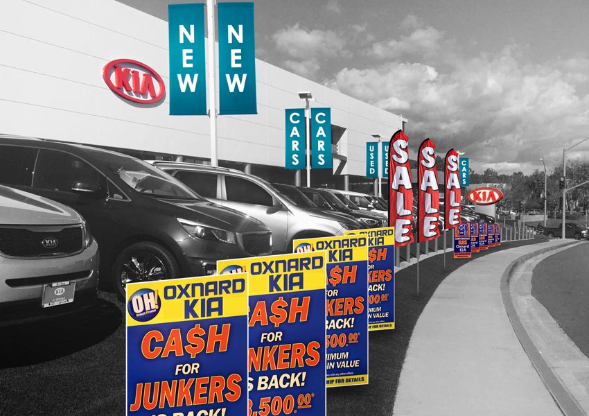 Automotive Signs — visibility from the road