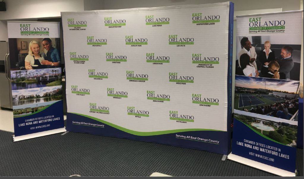 Green Bay Printed Backdrops signage
