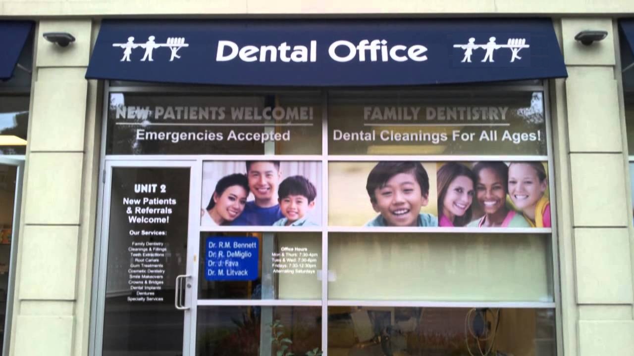 Dentist Signs — patient-centered interior signs