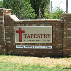 Brick monument sign example