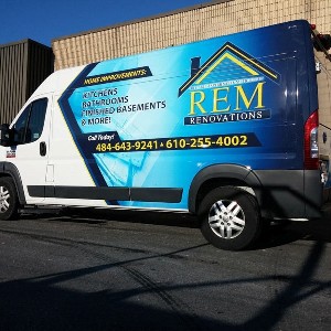 Full van wrap example