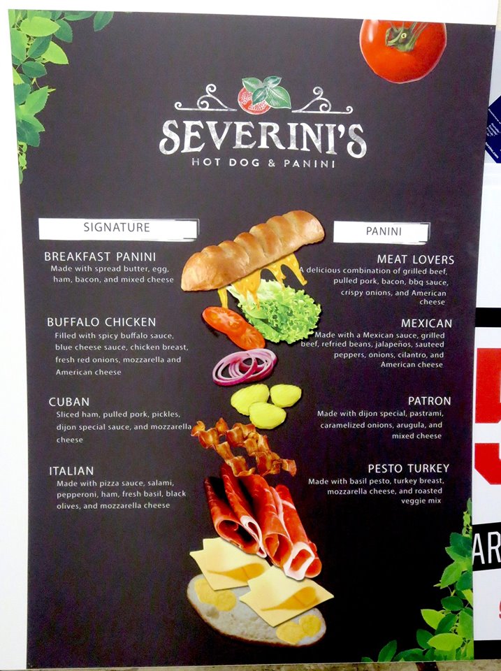 Custom printed restaurant menu board