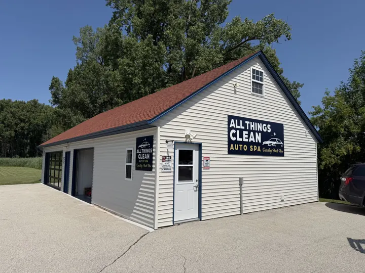 All Things Clean — building sign project by Covenant Signs and Graphics