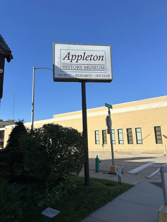 Appleton Historical Society — pylon sign project by Covenant Signs and Graphics