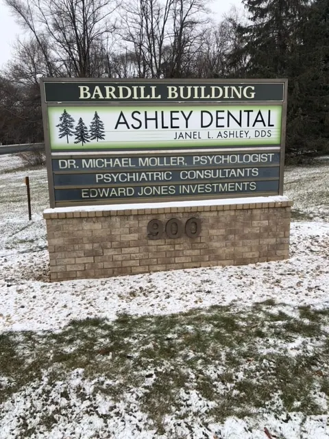 Ashley Dental — monument sign project by Covenant Signs and Graphics