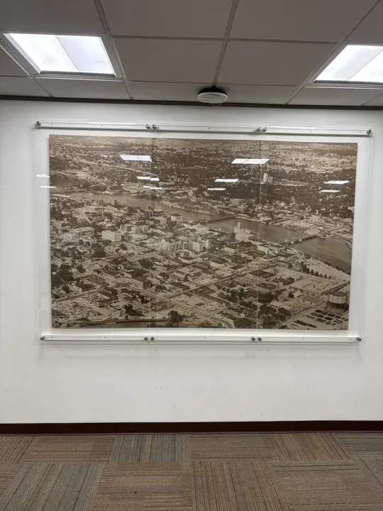 Brown County Library — historical photo display project by Covenant Signs and Graphics