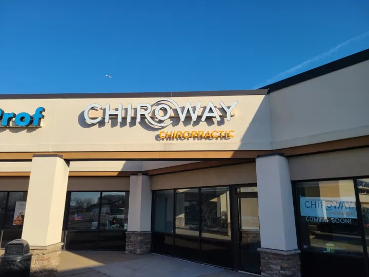 ChiroWay — storefront letters project by Covenant Signs and Graphics