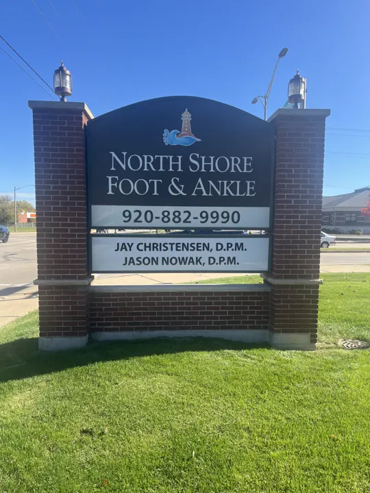 North Shore Foot & Ankle — Appleton monument sign project by Covenant Signs and Graphics