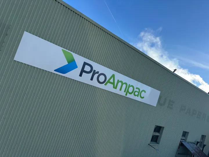 ProAmpac — building sign project by Covenant Signs and Graphics