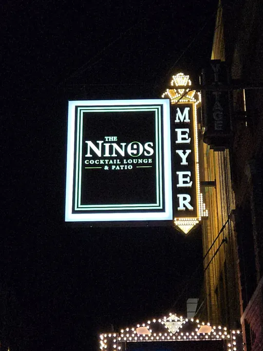The Nines — illuminated projecting sign project by Covenant Signs and Graphics