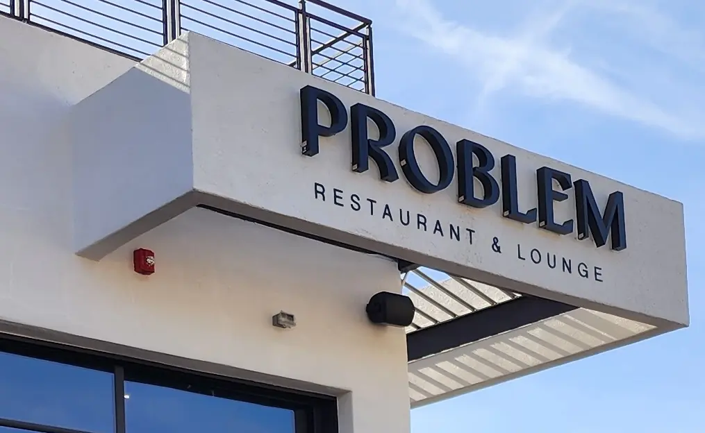 Restaurant promotional and menu signage
