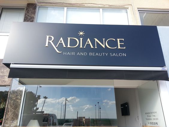 Salon Signs — a coordinated sign system