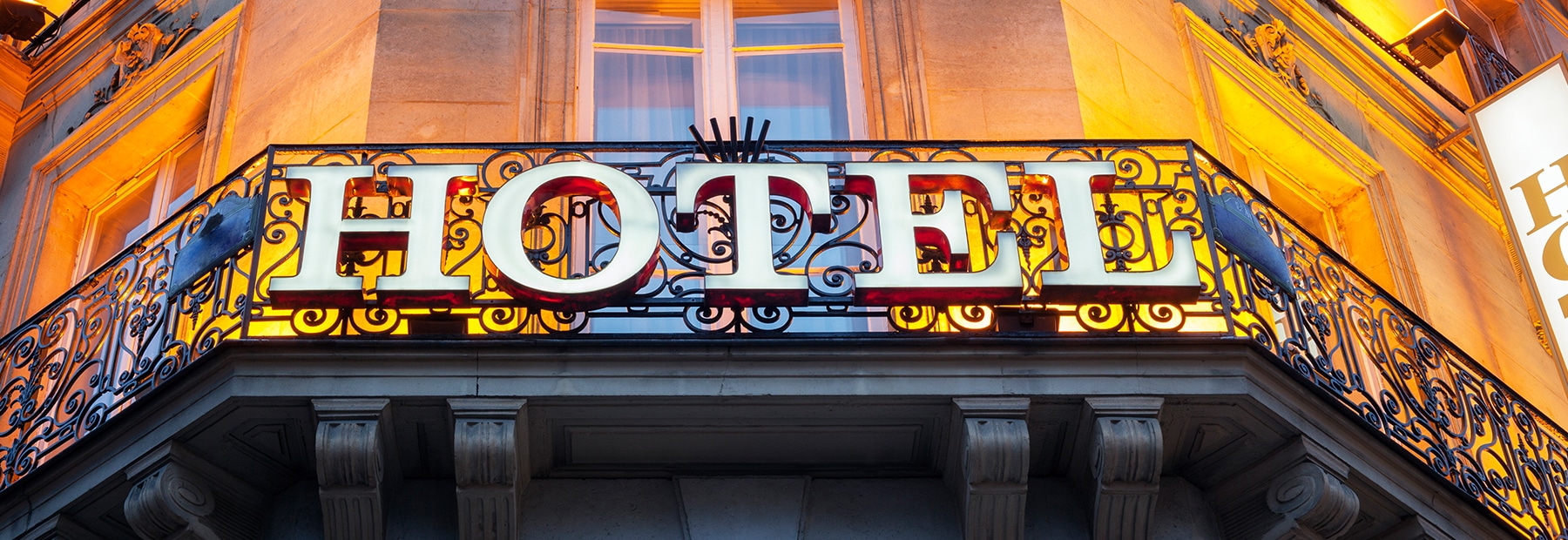 Custom exterior storefront signage identifying a business