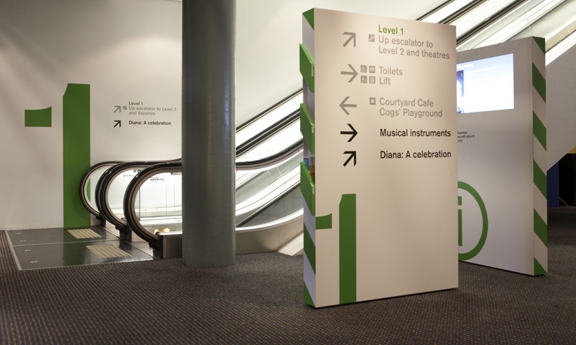 Property identification sign helping visitors confirm their destination